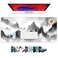 Galdas Mouse Pad for GamingXXL XL Large Mouse Mat Long Extended Mousepad Desk Mat NonSlip Rubber Mice Pads Stitched Edges ThinBlack Ink Background 315 x 118 x 012 Inches