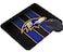 Mialtry Gaming Mouse Pad Sport Football Mousepad with NonSlip Rubber Base for Laptop Computer Desktop Game MatFans Gift Blue Stripe Design