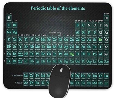 Qien BaiSei Gaming Mouse PadPeriodic Table of The Elements Rectangle Mouse Pad Size984x787