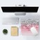 CICPLKSE Glitter Mouse Pad Pink Sparkle Quote Live Love Laugh Customized Rectangle NonSlip Rubber Mouse Pads Gaming Mouse Pad