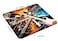 TSSOHU Guitar Surrounded with The Lightnings Mouse Pad for Office ComputersLaptop with Designs Printed NonSlip Rubber Base Mousepad Gaming Mouse Pads95x79x012 Inch