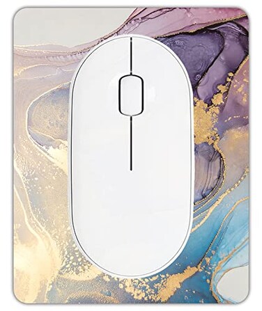 GZXHS Small Mouse pad mall only Takes up Mouse Space Mini Travel Carry Washable NonSlip Rubber Base Office Small Space 5x6inches