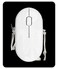 JimysCo GZXHS Small Mouse pad mall only Takes up Space Mini Travel Carry Washable Lycra NonSlip Rubber Base Office 5x6inches