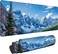 Hanazaoa Moraine Lake and Rocky Mountains Gaming Mouse Pad Large XL Desk Mat NonSlip Laptop Computer Keyboard Mouse Pad for Office Home 315x118 Inch