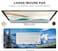 Hanazaoa Moraine Lake and Rocky Mountains Gaming Mouse Pad Large XL Desk Mat NonSlip Laptop Computer Keyboard Mouse Pad for Office Home 315x118 Inch