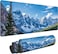 Hanazaoa Moraine Lake and Rocky Mountains Gaming Mouse Pad Large XL Desk Mat NonSlip Laptop Computer Keyboard Mouse Pad for Office Home 315x118 Inch