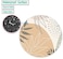 HEVITDA Mouse Pad NonSlip Rubber Base Mousepad with Stitched Edge Gaming Round Mouse Pads Waterproof Office Mouse Pad Small Size 787 x 787 Inch Abstract Leaves Art