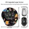 HODYXIN Ergonomic Mouse Pad with Wrist SupportCute Mouse Pads with Wrist RestComfortable Mouse Pad for Home Office Gaming Working Computers LaptopPain Relief with NonSlip PU Base Black Floral