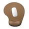 Hsurbtra Ergonomic Mouse Pad with Wrist Rest Support Gel Mouse Pads with NonSlip PU Base Pain Relief Memory Foam Computer Mat Cute Office Supplies Desk Decro Accessories Leather Brown