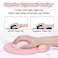 Hsurbtra Ergonomic Mouse Pad with Wrist Rest Support Gel Mouse Pads with NonSlip PU Base Pain Relief Memory Foam Computer Mat Cute Office Supplies Desk Decro Accessories Pink