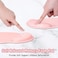 Hsurbtra Ergonomic Mouse Pad with Wrist Rest Support Gel Mouse Pads with NonSlip PU Base Pain Relief Memory Foam Computer Mat Cute Office Supplies Desk Decro Accessories Pink