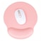 Hsurbtra Ergonomic Mouse Pad with Wrist Rest Support Gel Mouse Pads with NonSlip PU Base Pain Relief Memory Foam Computer Mat Cute Office Supplies Desk Decro Accessories Pink