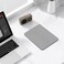 Hsxnam Leather Mouse Pad Office Mouse Mat NonSlip Rubber Base Stitched Edge Washable Waterproof Rectangular Mousepad for Office Gaming PC Laptop 98 x 79 Gray