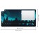 iCasso Extended Gaming Mouse Pad 354x157 in Large 3mm NonSlip Rubber Base Mousepad with Stitched Edges Waterproof Keyboard Mouse Mat Desk Pad for Work Game Office Home Silent Night