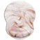 ITNRSIIET Ergonomic Mouse Pad with Gel Wrist Support Small Wrist Rest Smooth Surface NonSlip PU Base Comfortable Office Supplies Pain Relief 87 x 72 inches Rose Gold Marbling