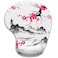 ITNRSIIET Ergonomic Mouse Pad with Gel Wrist Support Wrist Rest Smooth Surface NonSlip PU Base Comfortable Office Supplies Pain Relief 95 x 8 inches Sakura