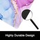 ITNRSIIET Mouse Pad with Stitched Edge Premium Textured Smooth Precise Operation Waterproof Washable NonSlip Rubber Base Desktop Protection Mat 10283012 inches Blue Purple Marble Art