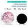 ITNRSIIET Round Mouse Pad with Stitched Edge PremiumTextured Waterproof NonSlip Rubber Base Desktop Protection Mat Diameter 87 inches Pink Abstract Marble