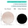 ITNRSIIET Round Mouse Pad with Stitched Edge PremiumTextured Waterproof NonSlip Rubber Base Desktop Protection Mat Diameter 87 inches Rose Gold Leopard Print
