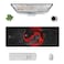 Yilad Japanese Yin and Yang Koi Carp Gaming Mouse Pad XL Non Slip Rubber Base Mousepad Stitched Edges Desk Pad Extended Large Mice Pad315 X 118 Inch