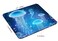 TSSOHU Jellyfish Mouse Pad Blue Magic Medusa Underwater Sea Life Customized PremiumTextured Mouse MatWashable Mousepads NonSlip Rubber Base Small Mousepad 9579012 inches