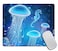 TSSOHU Jellyfish Mouse Pad Blue Magic Medusa Underwater Sea Life Customized PremiumTextured Mouse MatWashable Mousepads NonSlip Rubber Base Small Mousepad 9579012 inches