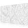 JIALONG White Topographic Large Gaming Mouse Pad XXL Mousepad Big Mouse Mat Desk Pad for Keyboard and Mouse Gaming Computer Laptop PC Desk Office Accessories