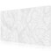 JIALONG White Topographic Large Gaming Mouse Pad XXL Mousepad Big Mouse Mat Desk Pad for Keyboard and Mouse Gaming Computer Laptop PC Desk Office Accessories