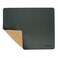 KINOPREV Leather Mouse Pad Wood Mouse Pads with Stitched EdgePU NonSlip Mouse MatDouble Side MousepadWaterproof Gaming Mouse Pad for DeskLaptopOffice Home102 x 831 PackBlackish Green