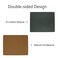 KINOPREV Leather Mouse Pad Wood Mouse Pads with Stitched EdgePU NonSlip Mouse MatDouble Side MousepadWaterproof Gaming Mouse Pad for DeskLaptopOffice Home102 x 831 PackBlackish Green