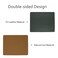 KINOPREV Leather Mouse Pad Wood Mouse Pads with Stitched EdgePU NonSlip Mouse MatDouble Side MousepadWaterproof Gaming Mouse Pad for DeskLaptopOffice Home102 x 831 PackBlackish Green
