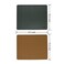 KINOPREV Leather Mouse Pad Wood Mouse Pads with Stitched EdgePU NonSlip Mouse MatDouble Side MousepadWaterproof Gaming Mouse Pad for DeskLaptopOffice Home102 x 831 PackBlackish Green