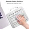 knseva Christian Bible Verses Scripture Joshua 19 Be Strong and Courageous Quote Mouse Pad Rustic White Grey Wood Grain Inspirational Quotes Mice Mat