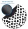 knseva Knseva Cute Polka Dot Print Round Mouse Pad Dots Black and White Design Art Circular Mouse Pads for Computers Laptop
