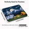 knseva RV Mouse Pad Outdoors Activity Themed Camping Area Image in The Woods with a Cozy Tent and Campfire Mouse Pads
