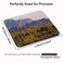 knseva Saguaro Mouse Pad Arizona Desert Landscape with Cactus Mountain in Spring Evening Wilderness Picture Mouse Pads