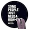 knseva Knseva Some People Just Need a High Five in The Face with a Chair Funny Quote Round Mouse Pad Coworker Employee Boss Gift Inspirational Circular Mouse Pads for Work