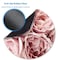 knseva Vintage Pink Roses Rugosa Flower Personality Design Round Mouse Pad Retro Floral Circular Mouse Pads Custom
