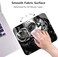 knseva Vintage Sugar Skull Girl Image Rectangle Gaming Mouse Pad Custom Retro Black Grey White Large Mouse Pads