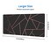 SUFPMP Large Mouse Pad XXL Rose Gold Black Gaming Mouse Pad Big Desk Mat with Stitched Edges Mousepad for Gaming Keyboard Computer Laptop Office 315 X 12