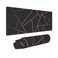 SUFPMP Large Mouse Pad XXL Rose Gold Black Gaming Mouse Pad Big Desk Mat with Stitched Edges Mousepad for Gaming Keyboard Computer Laptop Office 315 X 12