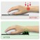 LIMKRIAN Skeleton Mouse Pad Ergonomic Mouse Pad with Wrist Rest Gaming Mouse Pad Wrist Support with NonSlip Pain Relief PU Base Funny Skull Mouse Pads for Desk Goth Office Desk Accessories Decor