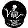 LIMKRIAN Skeleton Mouse Pad Ergonomic Mouse Pad with Wrist Rest Gaming Mouse Pad Wrist Support with NonSlip Pain Relief PU Base Funny Skull Mouse Pads for Desk Goth Office Desk Accessories Decor