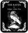 Universal Zone Literary Mouse Pad Mousepad with Famous Book Design Raven Black Title Page