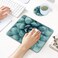 LOWORO Mouse Pad and Coasters Set Green Aloe Succulent Plant Mouse Pad NonSlip Rubber Base Rectangle Mouse Pads for Laptop and Computer Office Accessories