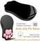 L-SPOUTTO LSPOUTTO Ergonomic Mouse Pad with Wrist RestCute Cat Paw Mousepad Wrist SupportComfortable Massage Design Computer Pain Relief Mouse Pad with NonSlip PU Base for Desk Laptop Gaming OfficeBla