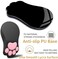 L-SPOUTTO LSPOUTTO Ergonomic Mouse Pad with Wrist RestCute Cat Paw Mousepad Wrist SupportComfortable Massage Design Computer Pain Relief Mouse Pad with NonSlip PU Base for Desk Laptop Gaming OfficeBla