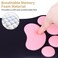 L-SPOUTTO LSPOUTTO Ergonomic Mouse Pad with Wrist RestCute Cat Paw Mousepad Wrist SupportComfortable Massage Design Computer Pain Relief Mouse Pad with NonSlip PU Base for Desk Laptop Gaming OfficeBla