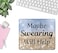 TSSOHU Mouse Pad Fashion Funny Wording Maybe Swearing Will Help Words of Wisdom Keep Calm NonSlip Rubber Base with Stitched Edges for Gaming Office Home and Travel Twinkled