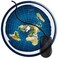 SUFPMP Mouse Pad for ComputersGaming MousePads Office for Laptop Mouse Mat for PC Non Slip Mice Pad Flat Earth Map Model 2T680